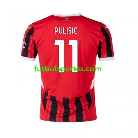 Camiseta AC Milan Pulisic 11 Primera Equipación 2024/2025